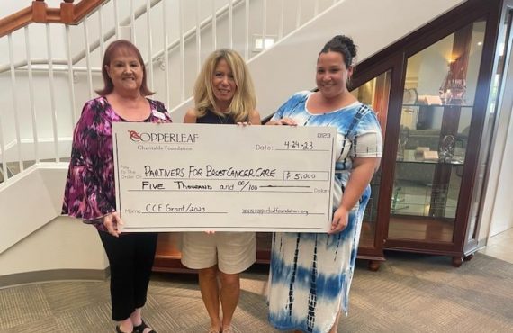 Copperleaf Charitable Foundation grants $5,000 to PfBCC